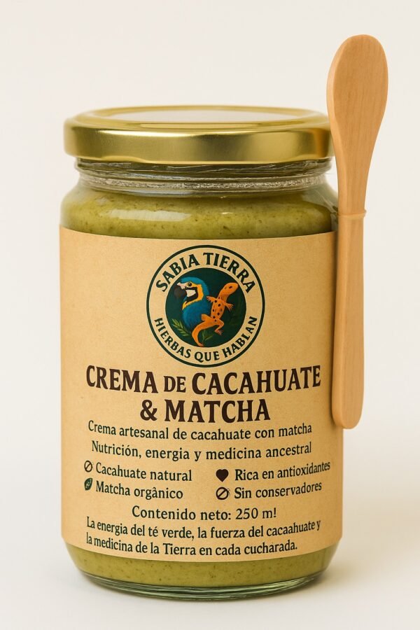 CREMA DE CACAHUATE MATCHA